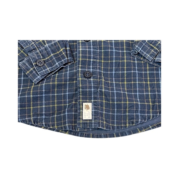 Janie and Jack Glacial Frost Button-Down Shirt 4T - Picture 3 of 4